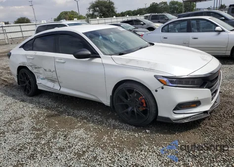 2018 Honda Accord Lx z USA, uszkodzony, nr VIN 1HGCV1F11JA180879